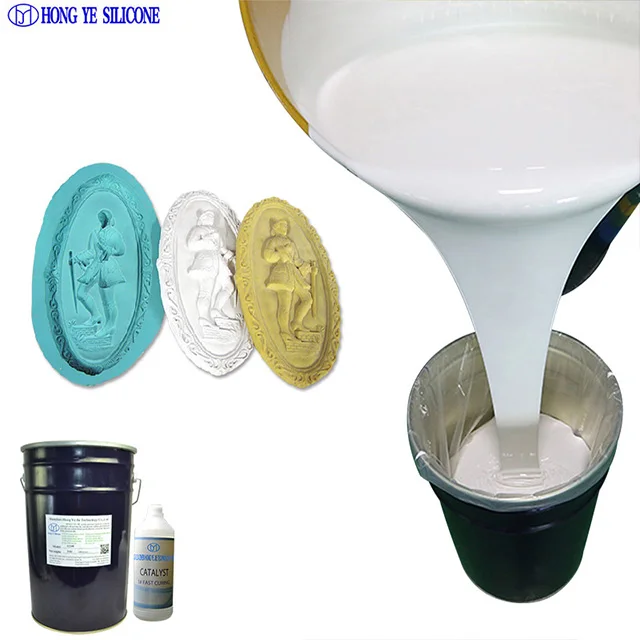 2022 RTV-2 liquid silicone rubber for plaster gypsum statue sculpture tire candle soap art craft  mold  HOT SELLING