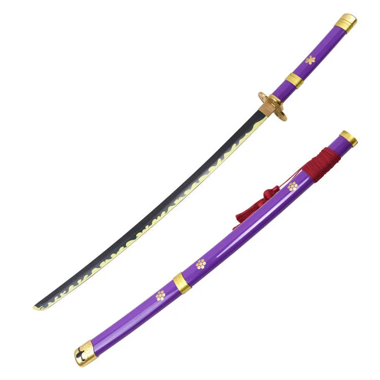 Ming Hu Anime Sword Bamboo Blade Demon  Sword Purple Yan Mo Japanese sword  Cosplay