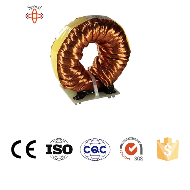 Customized custom toroidal transformer for audio amplifiers flat copper wire inductor coil high current induct