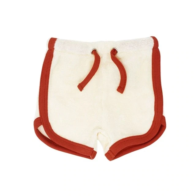
High Quality 100% Organic Cotton Baby Terry Cloth Track Shorts 