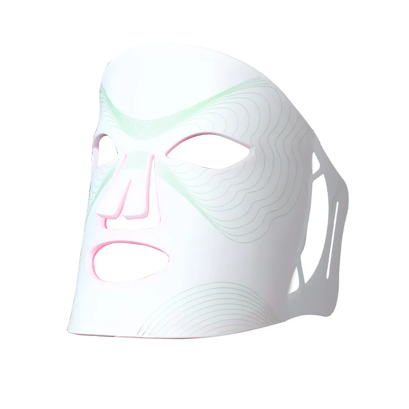 Electric Led Silicone Mask Skin Rejuvenation PDT Mask Face Photon Treatment SPA Mask Beauty Infrared 630nm 520nm 830nm 850nm
