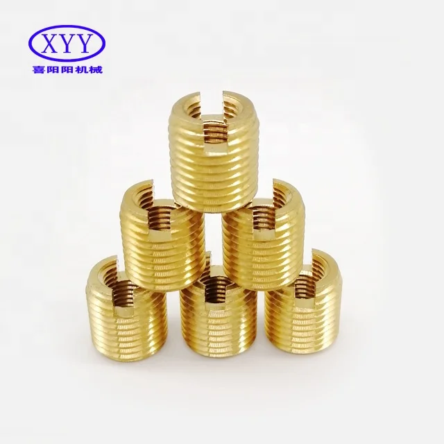 good quality stainless steel slotted thick-wall type of 302 self-tapping thread insert