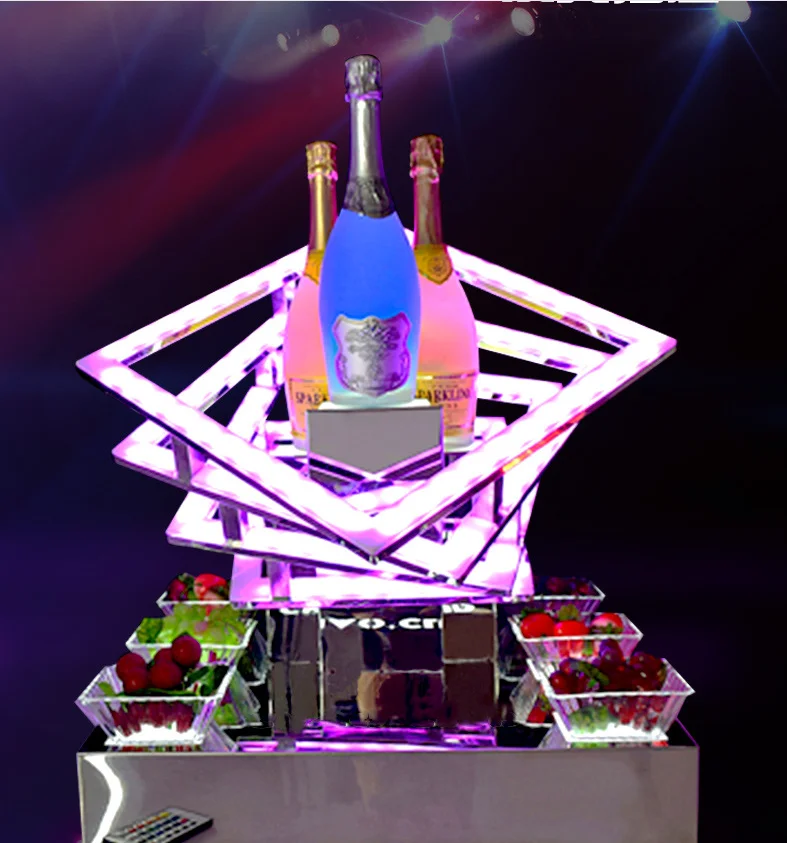 CUSTOM Illuminated Bottle Presenter Acrylic Led Display Suitcase Light Box