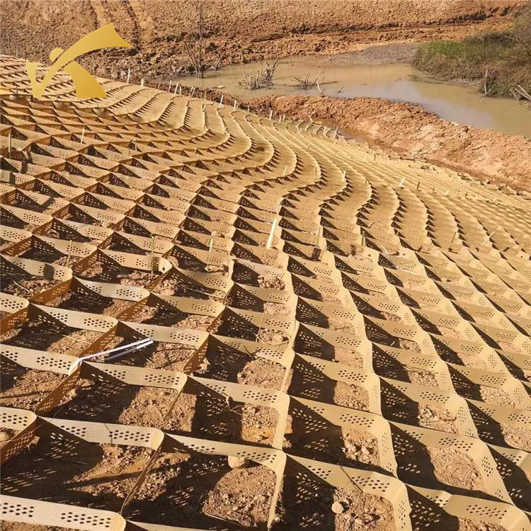 HDPE Geocell grid Ground Enhancement Honeycomb System Gravel Grid Driveway Gravel Stabilizer Hdpe Geocell