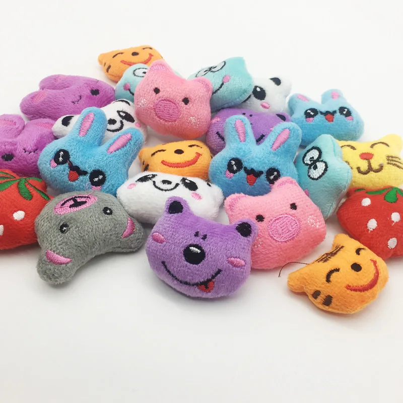DIY Cartoon mini stuffed animals Plush doll head bulk mini stuffed animals small Doll bulk Head toys