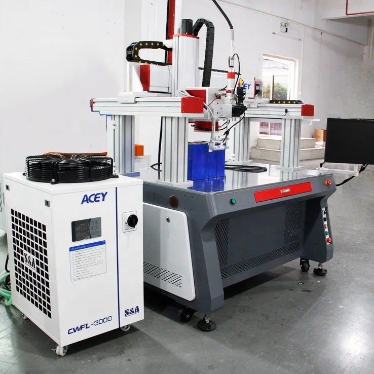 1500W-6000W Galvo Лазерный Сварщик автоматический CNC лазерный сварочный аппарат с генератором волоконного лазера