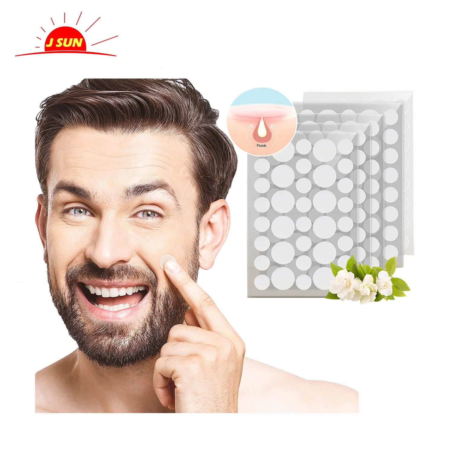 Private label Skincare OEM hydrocolloid acne pimple patches made in China