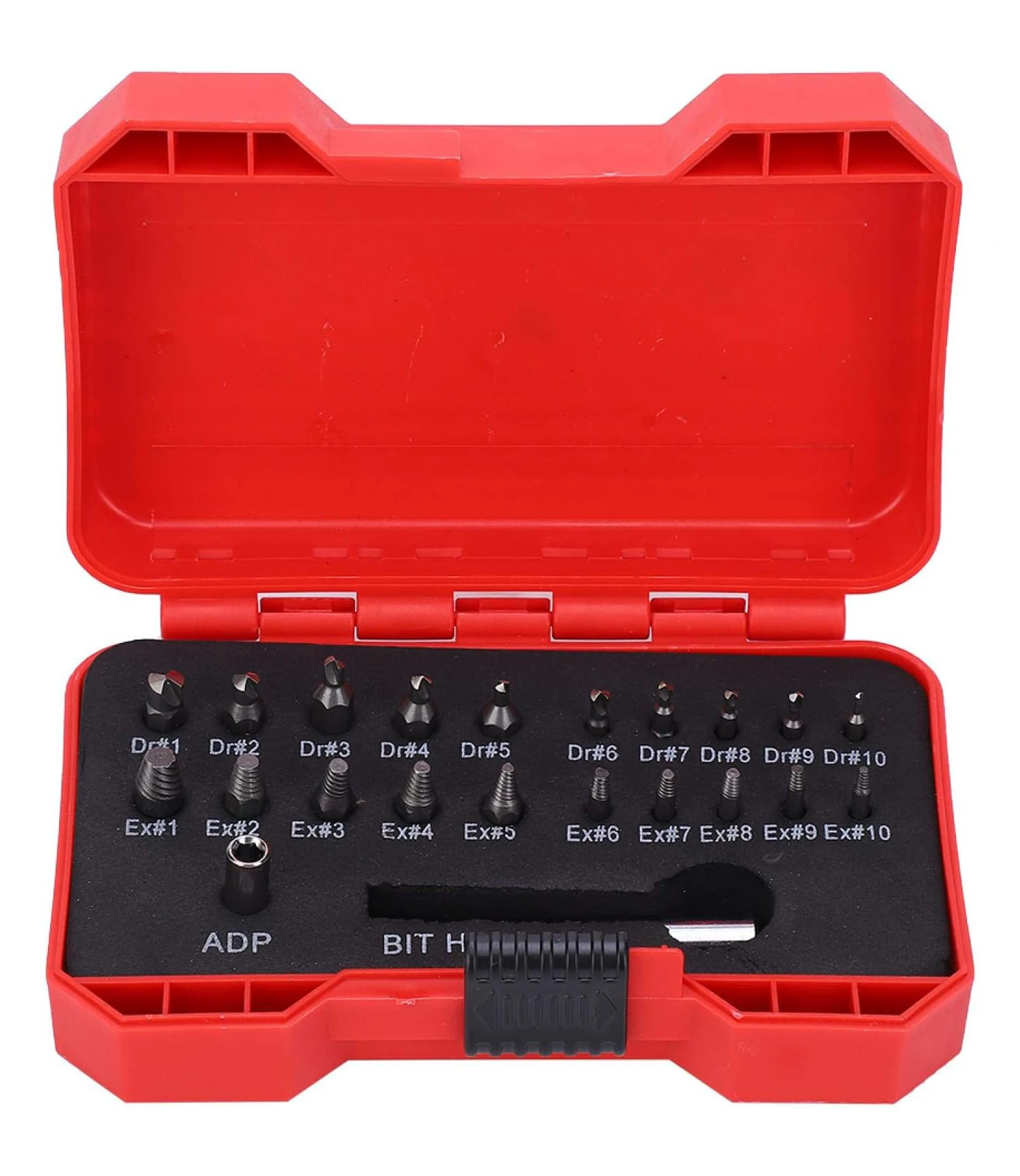 22pcs Screw Extractor Kit Defective Screw Remover Damaged Workshop Tools Equipment Left-Hand Thread Tool Durable Hardware Set
