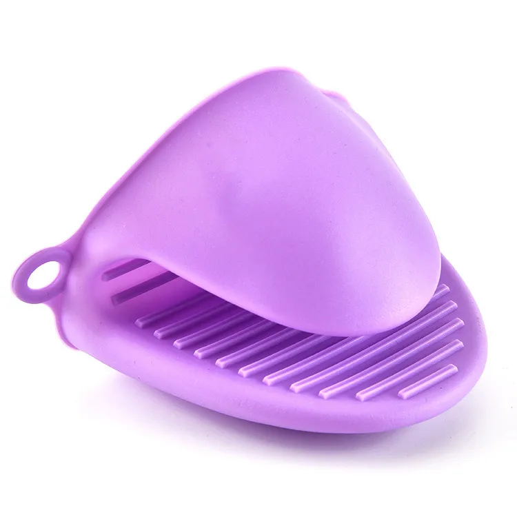 Best Selling Colorful Finger Hand Clip Heat Insulation Oven Mitt Hand Clip Baking  ToolsSilicone Anti-scalding