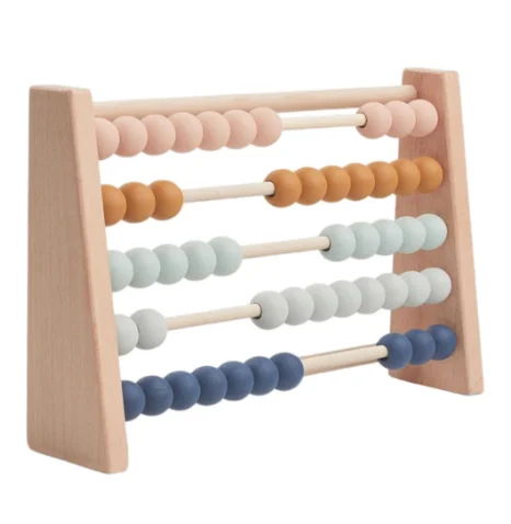 Wooden Abacus Children Early Math Learning Toy Numbers Counting Calculating Beads