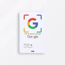 Full color printing Contactless Plastic NFC Google Review Card N215 for Social Media NFC Business Card