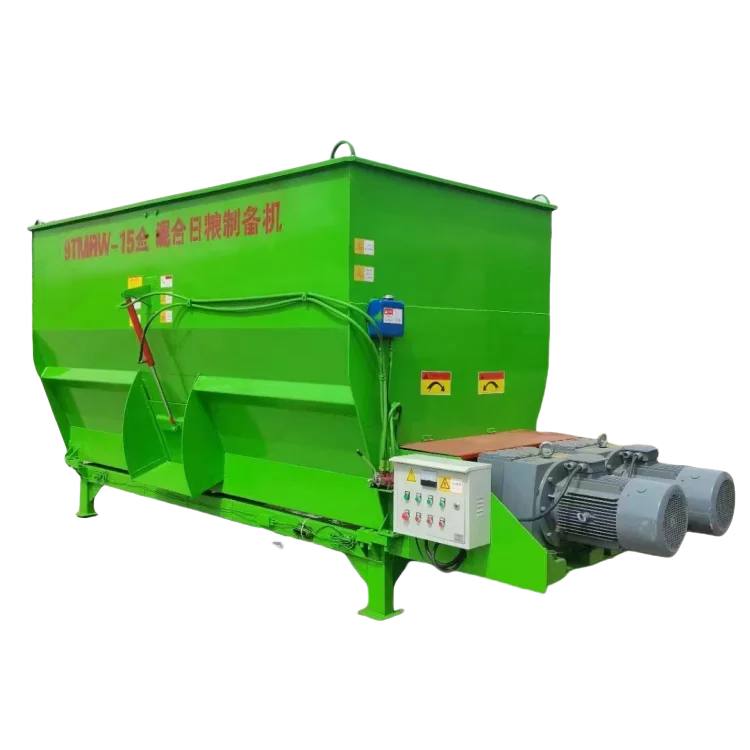 Industrial Livestock Feed Mixer Mill Small Series TMR Feeding Farm Animal Poultry Feed Mixer Grinder Machine