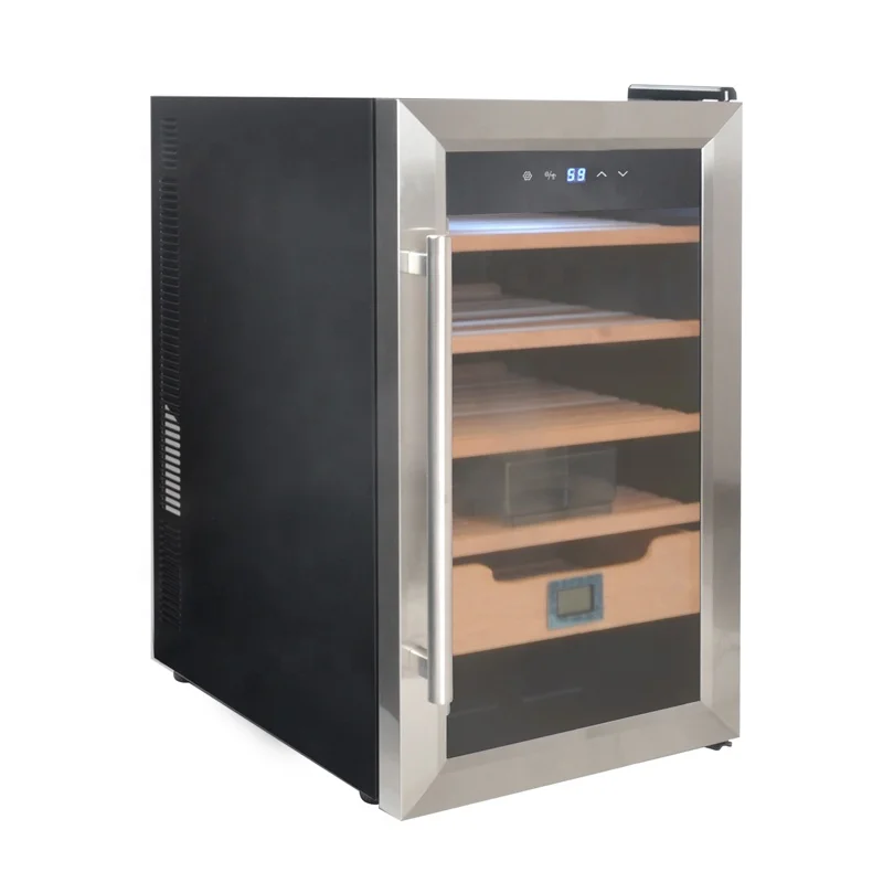 50 л электронная сигара из нержавеющей стали кедровая сталь сигара хьюмидор шкаф