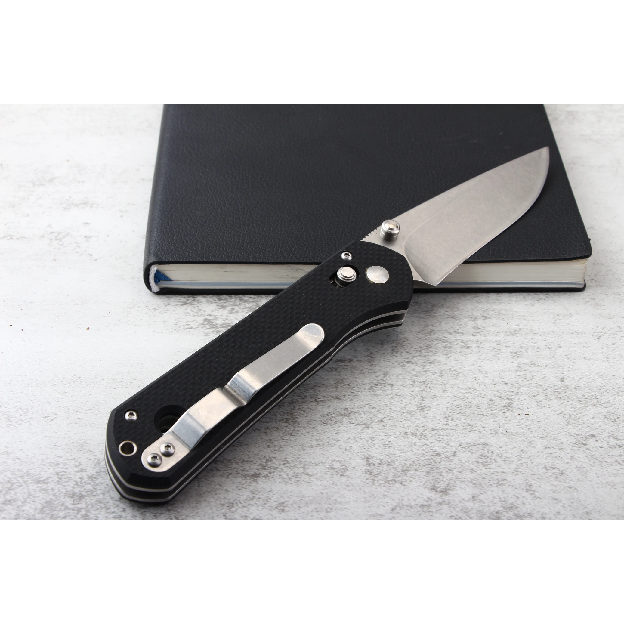 High Grade Low MOQ G10 Handle Axis Lock EDC Camping Benchmade knife Pocket Folding Knife