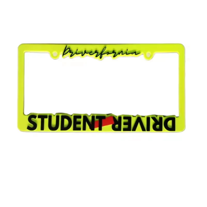 Wholesale Custom Logo  Plastic Car License Plate Frame Metal License Plate Frame Japan License Plate Holder