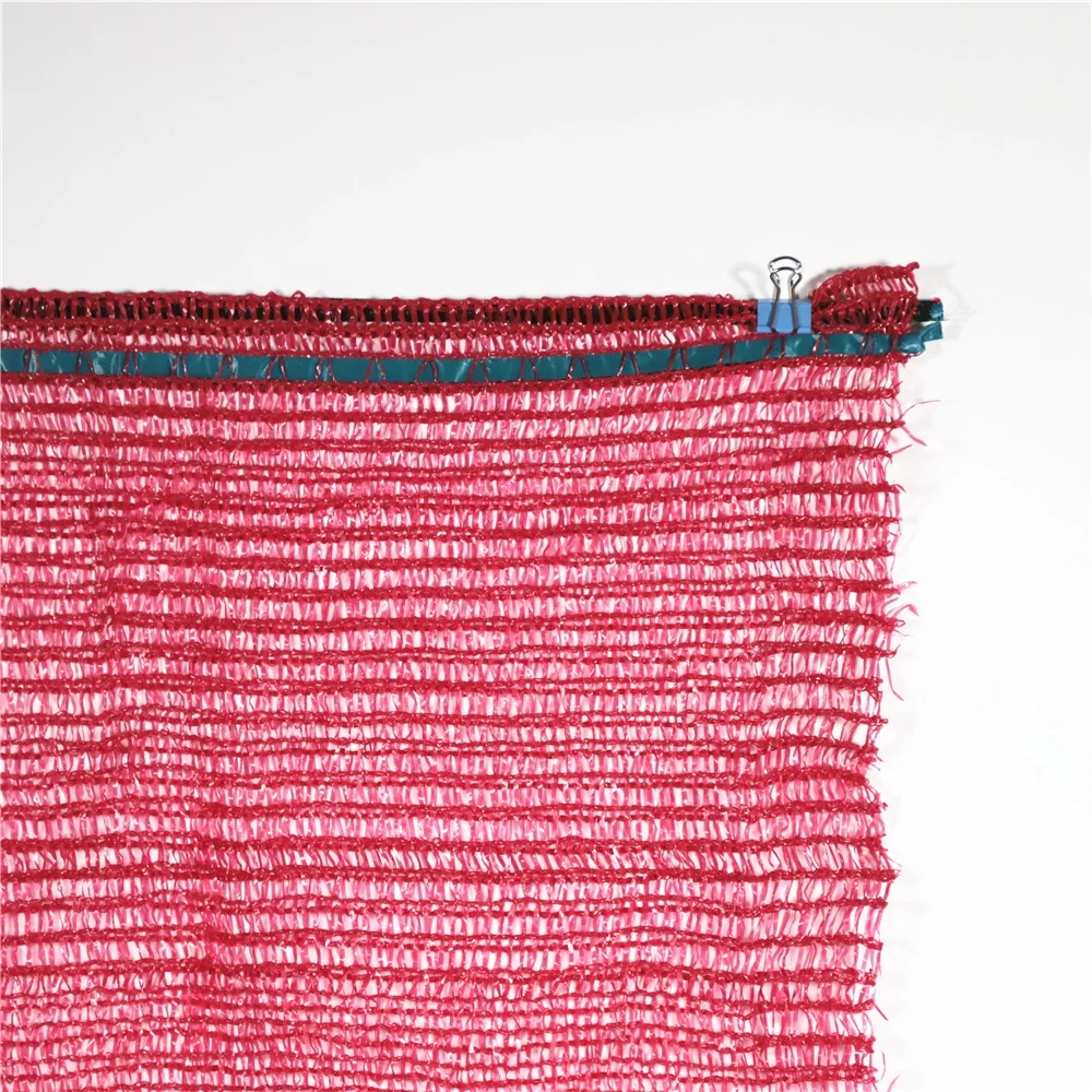 PE Fruit Packing Raschel Mesh Net Bag for Firewood Garlic Onions