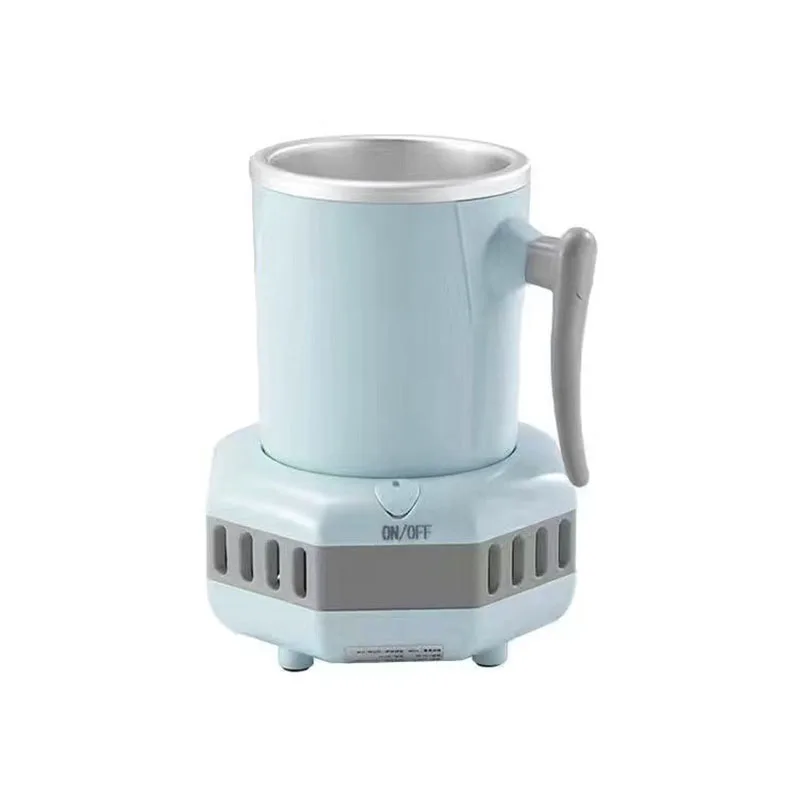 New Arrival High Quality Smart Home Cooling Machine Portable Stainless Steel Instant Beverage Wine Cooler Cup Holder Desktop Use