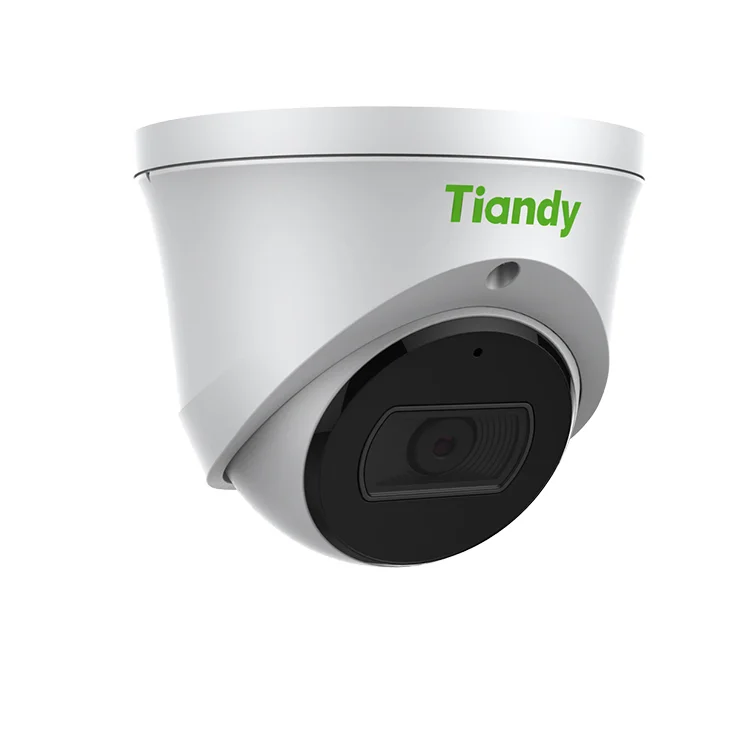 Tiandy 5MP TC-C35XS Turret Starlight High Performance Alarm Two Way Audio Poe Fixed 2.8mm Security IP Camera