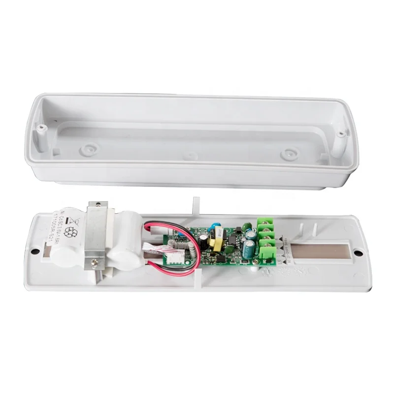 Long endurance IP65 Waterproof Emergency LED Light 6 pcs 5730 SMD LED 3 hours Operation Fire-Retardant ABS Casing customization