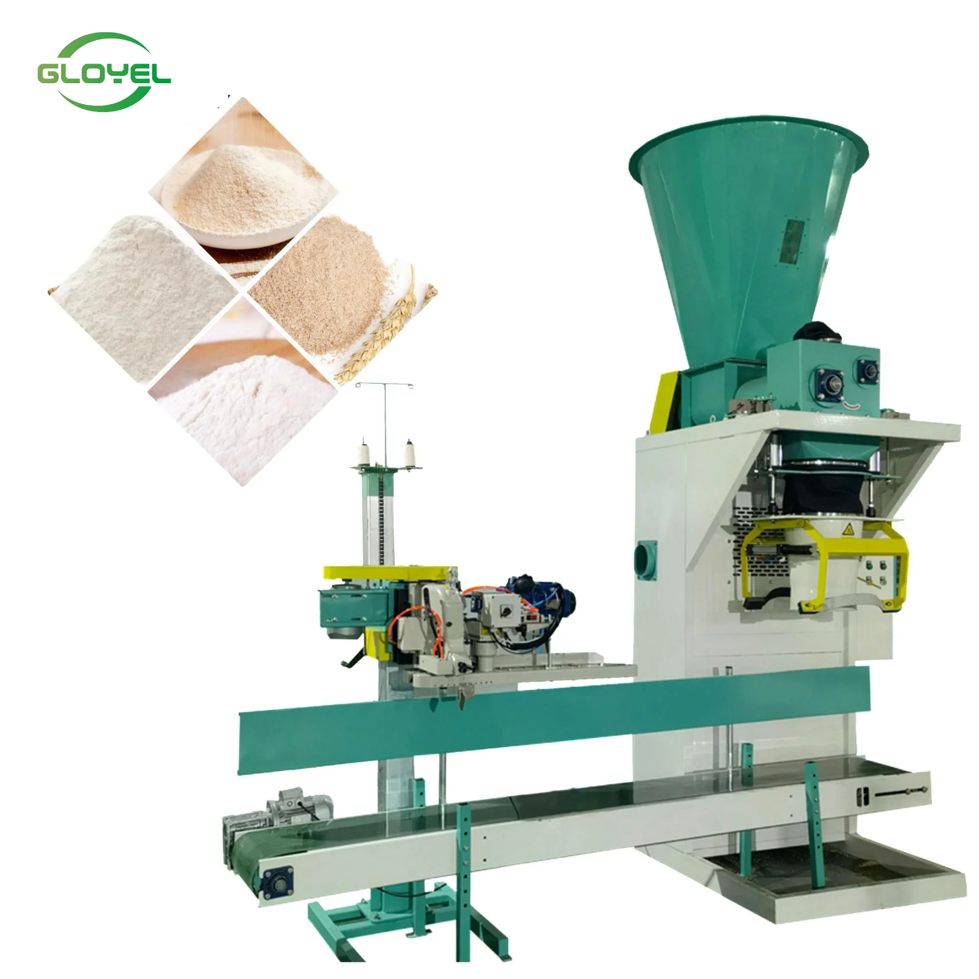 Высокоточная автоматическая упаковочная машина для пищевого порошка пшеничной муки