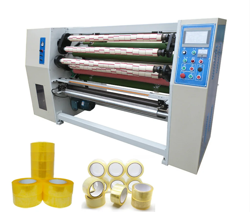China factory Bopp Gum Tape Slitting Machine With Digital Control For stationery tape,High Speed Bopp tape Slitting Machine
