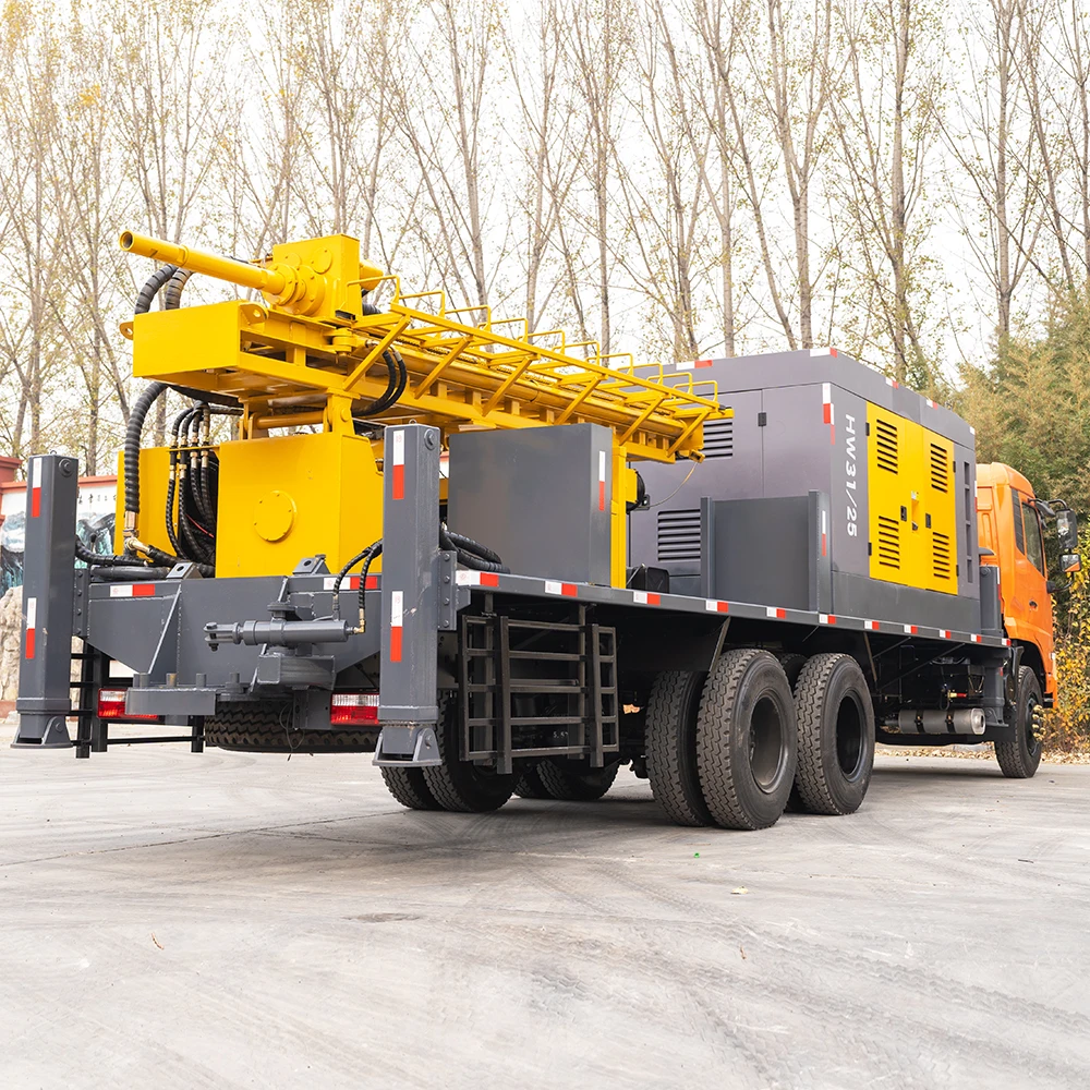 300 Meters Truck Mounted Drilling Rig Machine 140mm Diameter New Borehole Water Well Drilling Rig