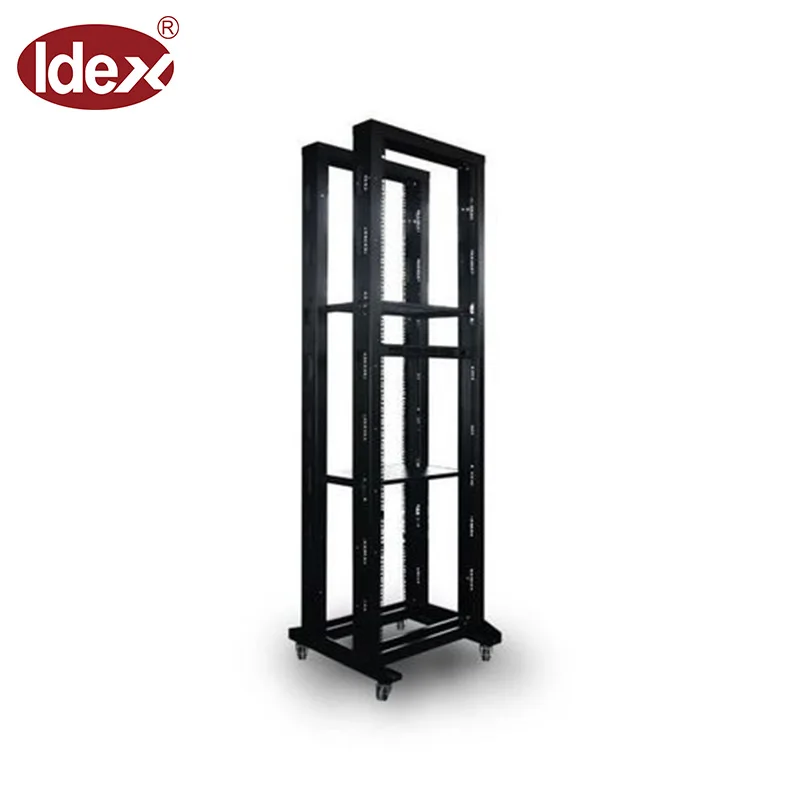42U 19' SPCC/Cold Rolled Steel Server Rack Cabinet with Glass Door Standard Network Cabinet for Telecommunication