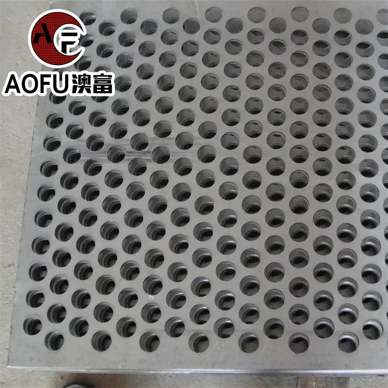 Customized Galvanized Perforated Weathering Resistant Punched Corten Filter Small Round Hexagonal Hole Metal Sheets