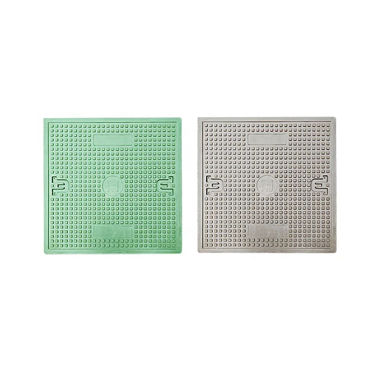 EN124 A15 square SMC BMC composite oil tank fiber glass FRP plastic sewer manhole cover