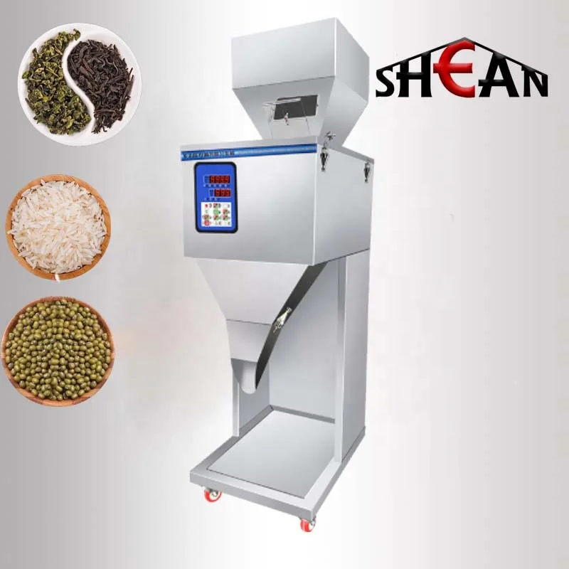  Semi automatic Tea Bag Seeds Grain Sachet Powder Particle weight machine Filler Supply sugar sachet