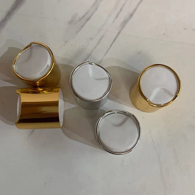 Hengjian 150ml plastic bottle with gold silver disc cap top for hotel shampoo hair conditonal and cosmetic lotion cream
