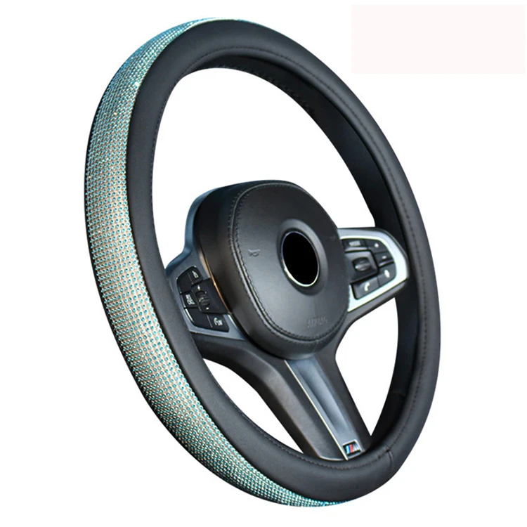Чехол для руля автомобиля со стразами, 38 см * 8,2 см
