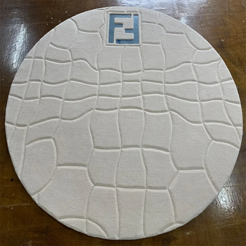 high quality hand made wool carpet with logo luxury carpet for living room area rug