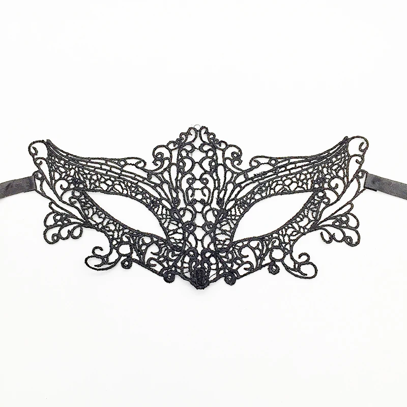 Black Venetian Masquerade mask party Lace Fancy Dress Eye Sexy party mask for Halloween Party