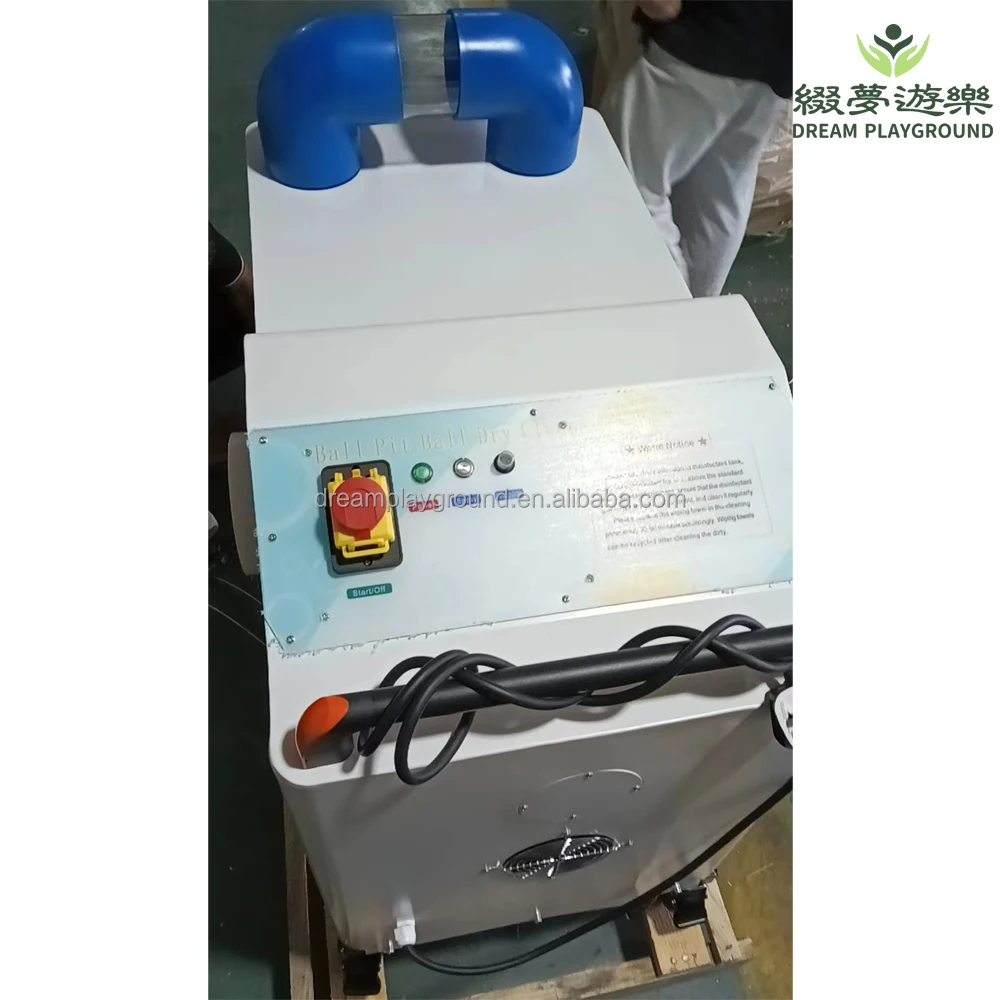 Dream commercial powerful mobile indoor playground ballpool automatic ocean ball pit dry cleaning cleaner washing washer machine