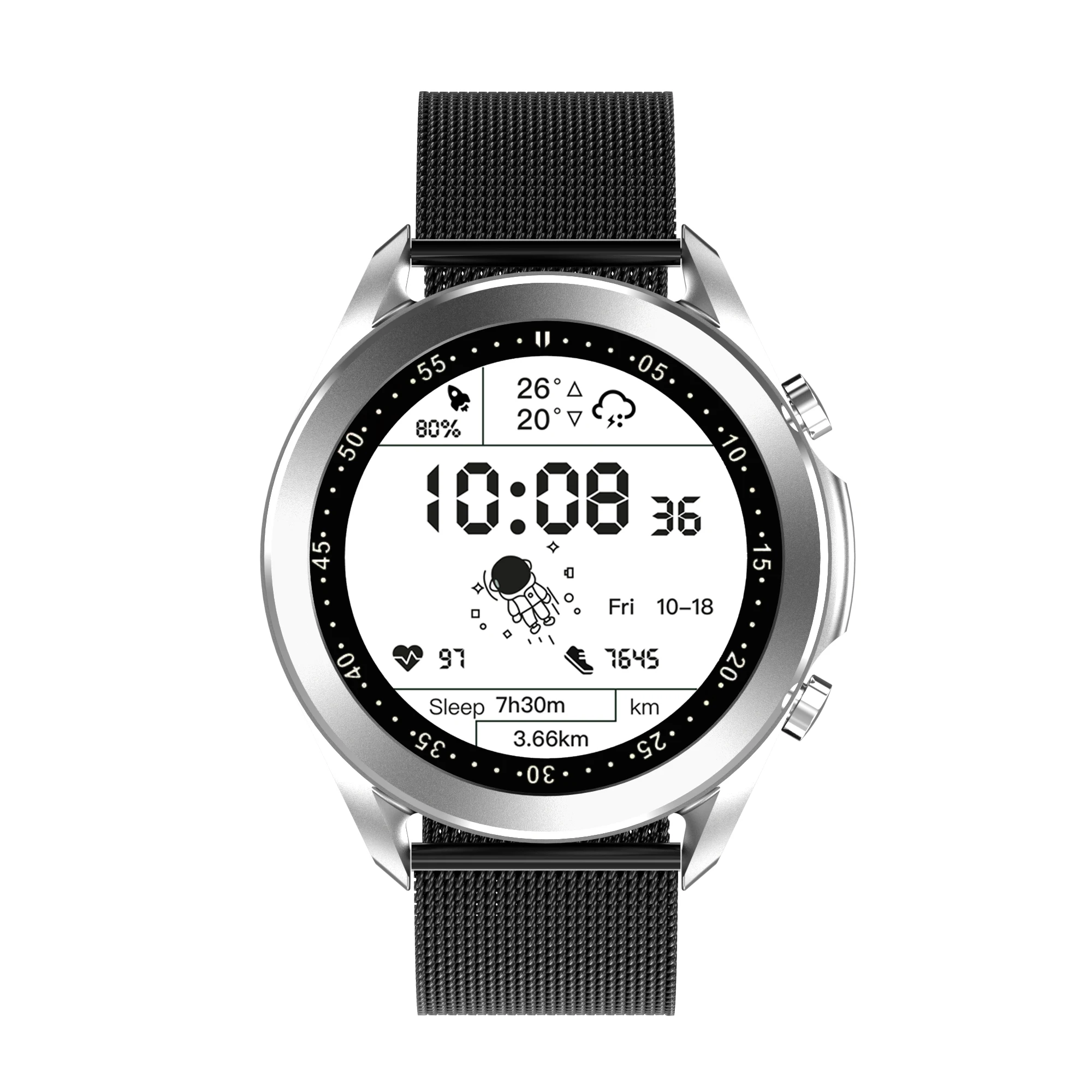 
The new iOS Android Exercise Health Monitoring Fitness smartwatch is a popular waterproof smartwatch. 