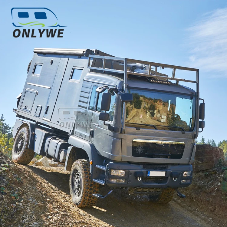 ONLYWE australia & europe standard custom iveco expedition 4x4 rv motorhome truck camper with kitchen for sale