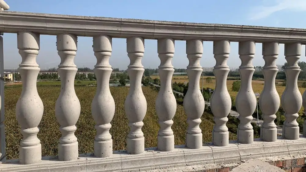  Новинка 2019 Литые пластиковые формы для украшения сада балюстрада бетонная