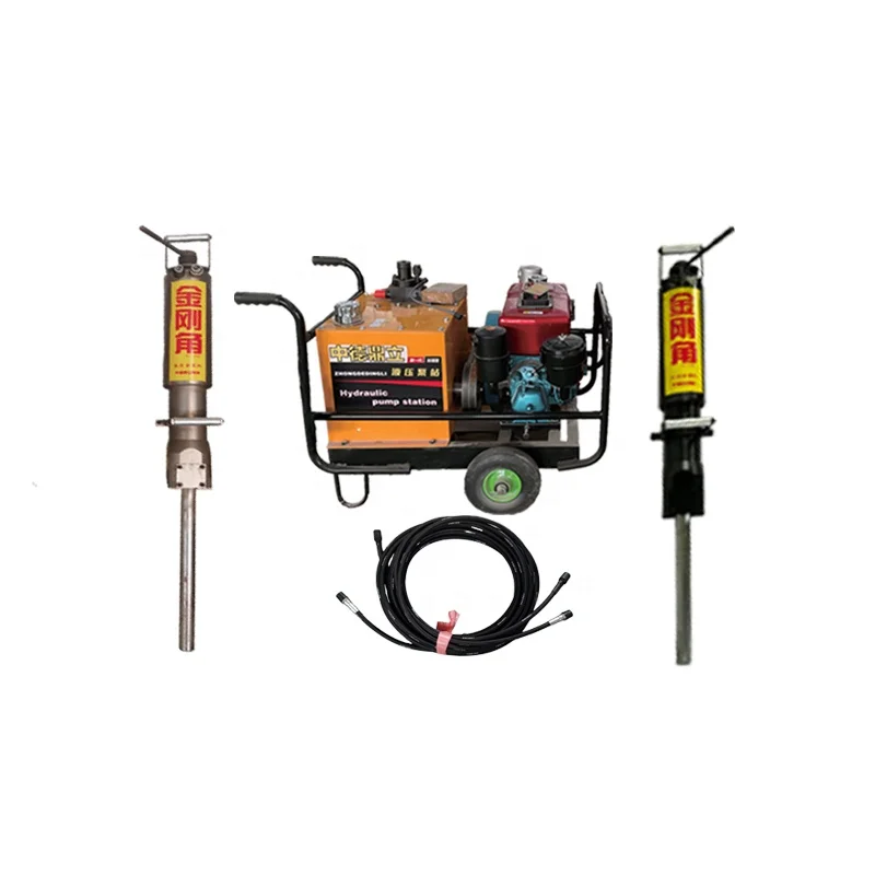 Handheld Hydraulic Stone Breaking Machine Easy To Move Work