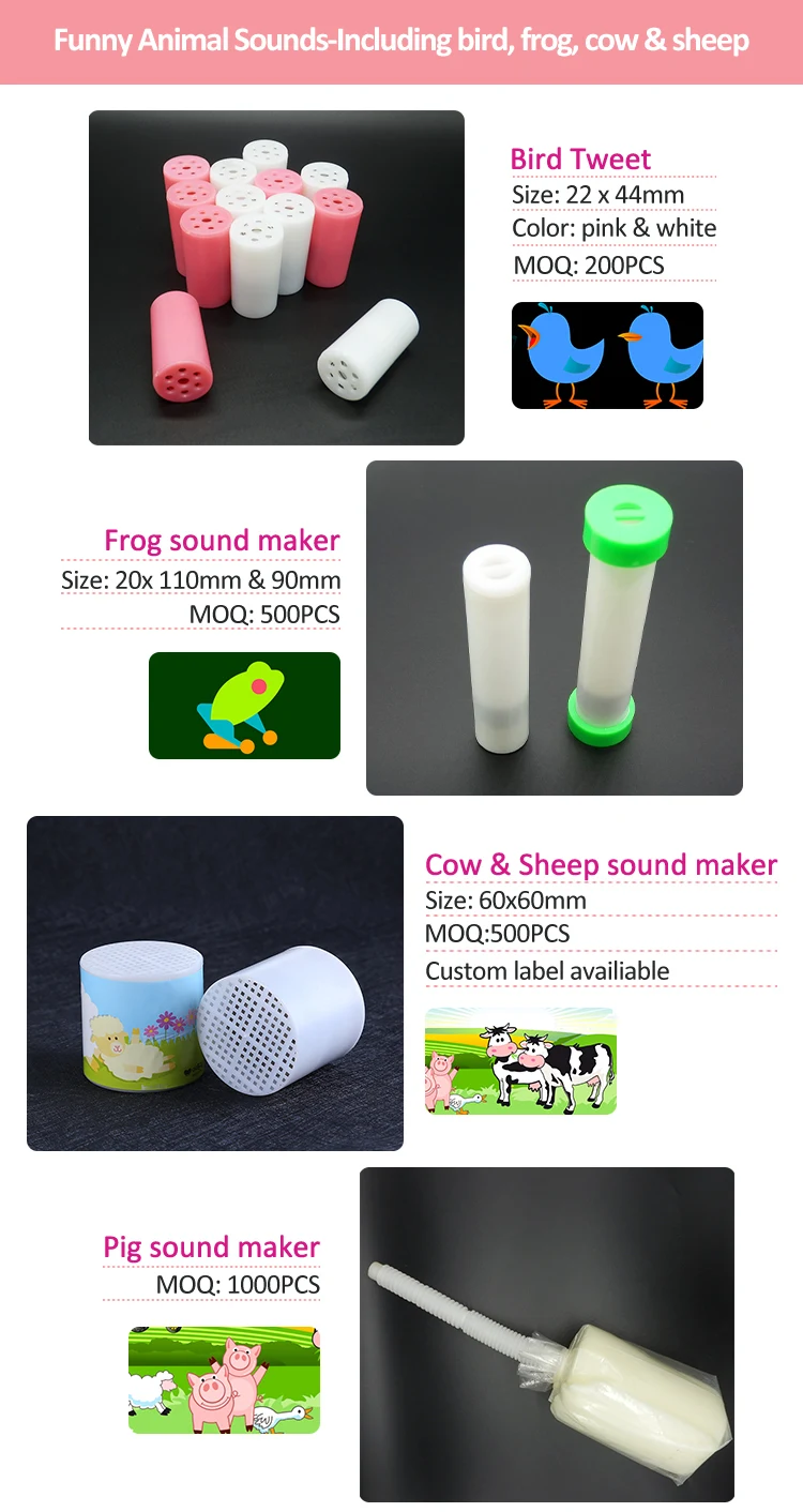 LP Tweet Column Bird Sounder Noise Maker Toy Squeaker Tweet Sound Insert for Pet Toys