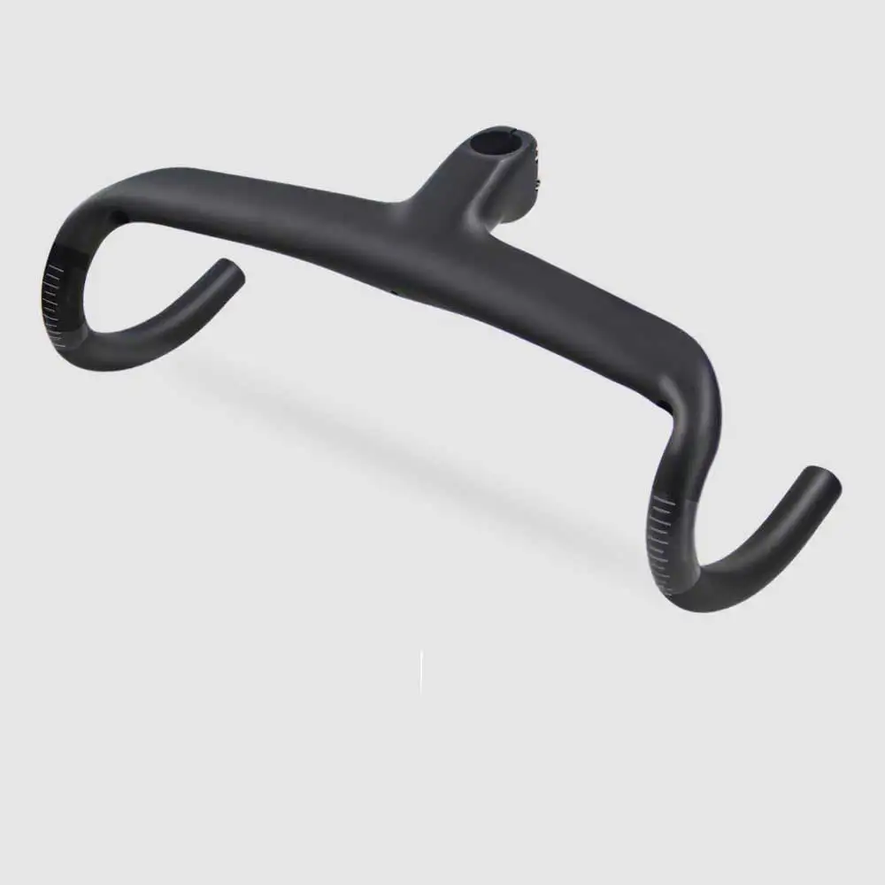High end custom make logo carbon integrated handlebar bike integrated handlebars drop handlebar bars for road bike