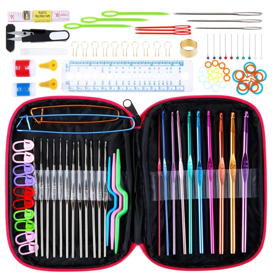 wholesale sewing kit crochet hook set knitting needles for kids