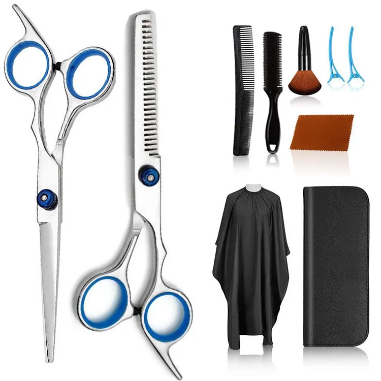 Low Price Hair Salon Scissor Kits Stainless Steel Hairdressing Sets Barber Scissors