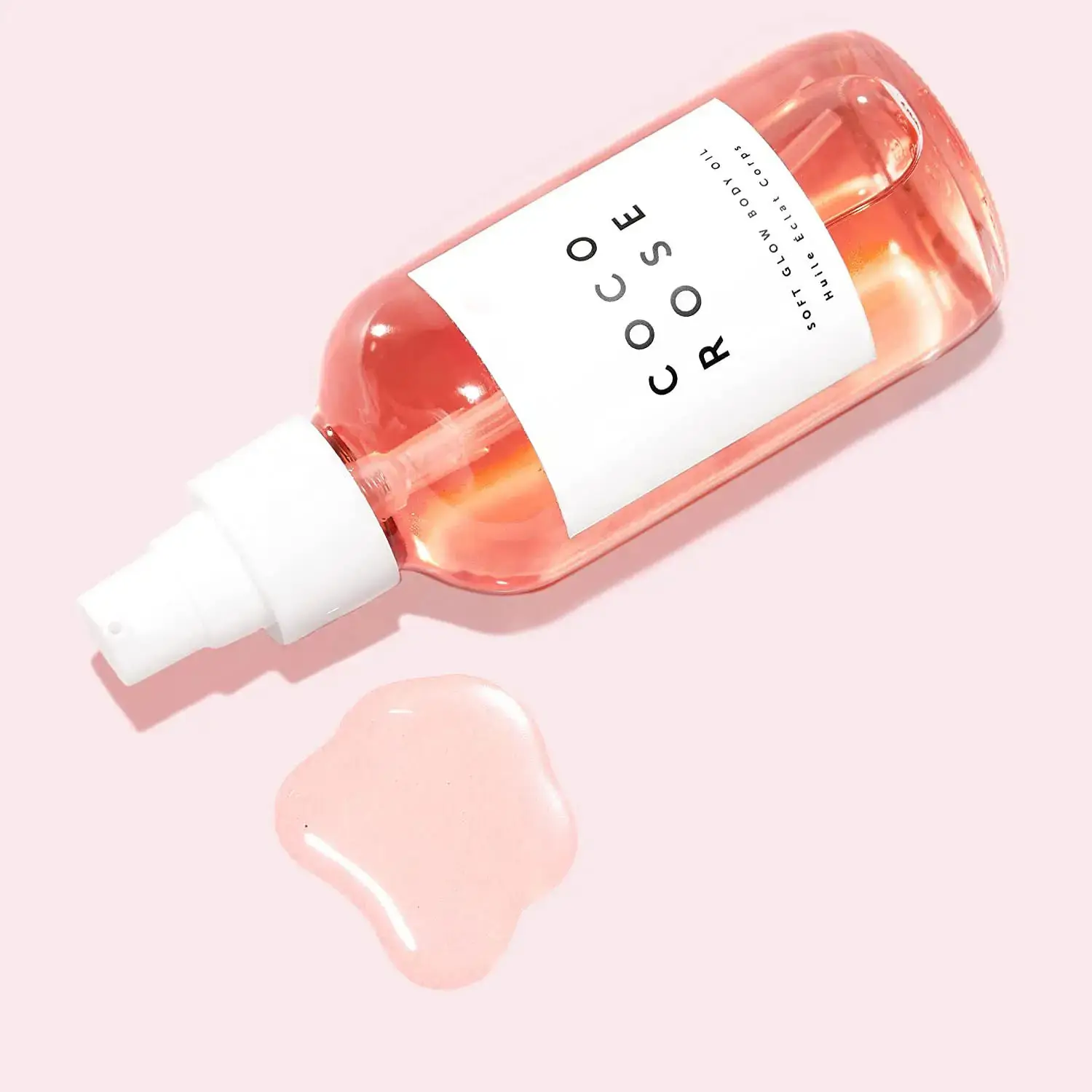 HANLINGER  Private Label Moisturizing Nourishing Smoothing Hydrating Lighting Rose Scent Coco Rose Body Glow Oil For Silky Skin