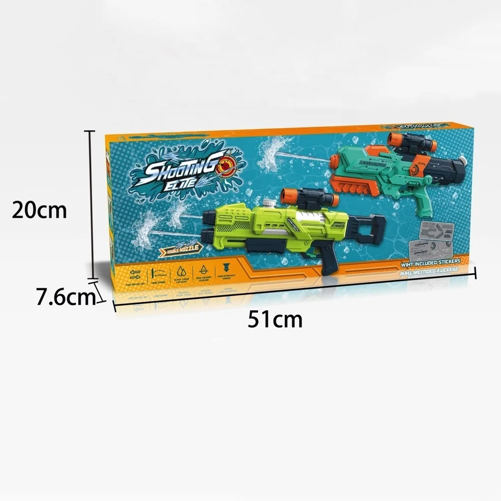 Wholesale Hot Selling Water Guns Pump Action Toy Guns Squirt Gun  For Children Teen Play Water Shooter Swimming Pool Party Games