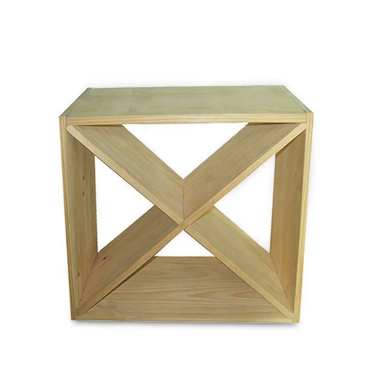 12 Bottle Wooden Wine Rack for Home & Kitchen Christmas Gift Countertop Liquor Cooler & Display Rack Laser Logo Beer Storage