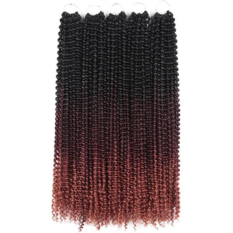18-24inch Passion Twist Crochet Braid Hair Extensions Water Wave Synthetic Braiding Hair Bohemia Hair