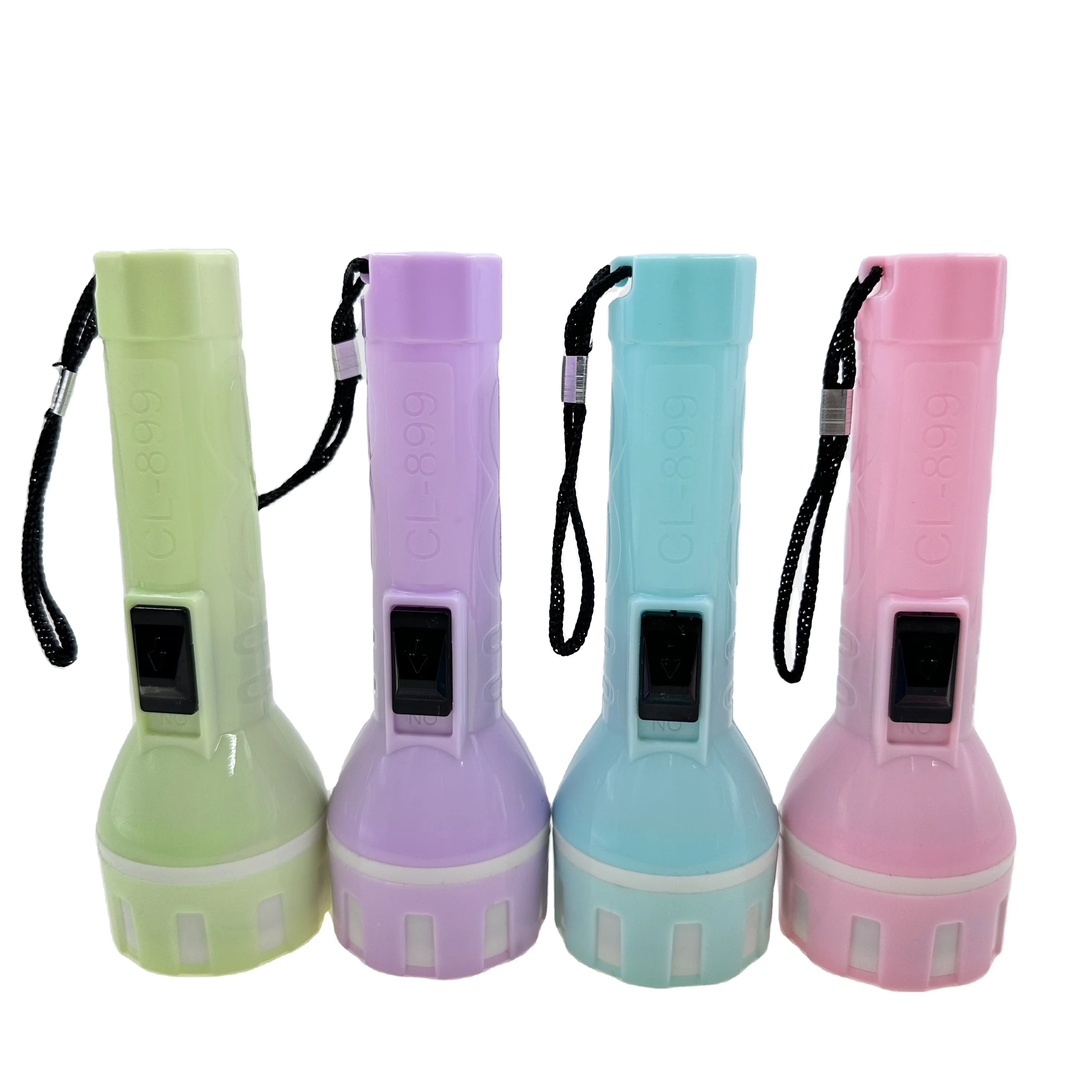 High Quality Multi Color Emergency Lighting Mini Torch Light Portable Battery LED Flashlight For Sale