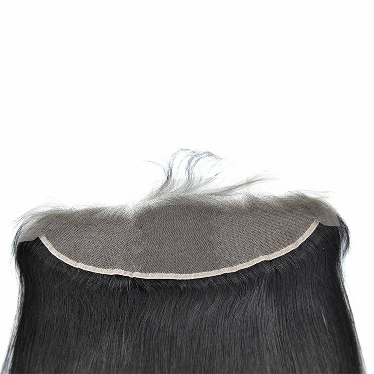 11A Brazilian Virgin Hair Lace Frontal Closure Straight Natural Color Shedding and Tangle Free Transparent HD Lace Frontal