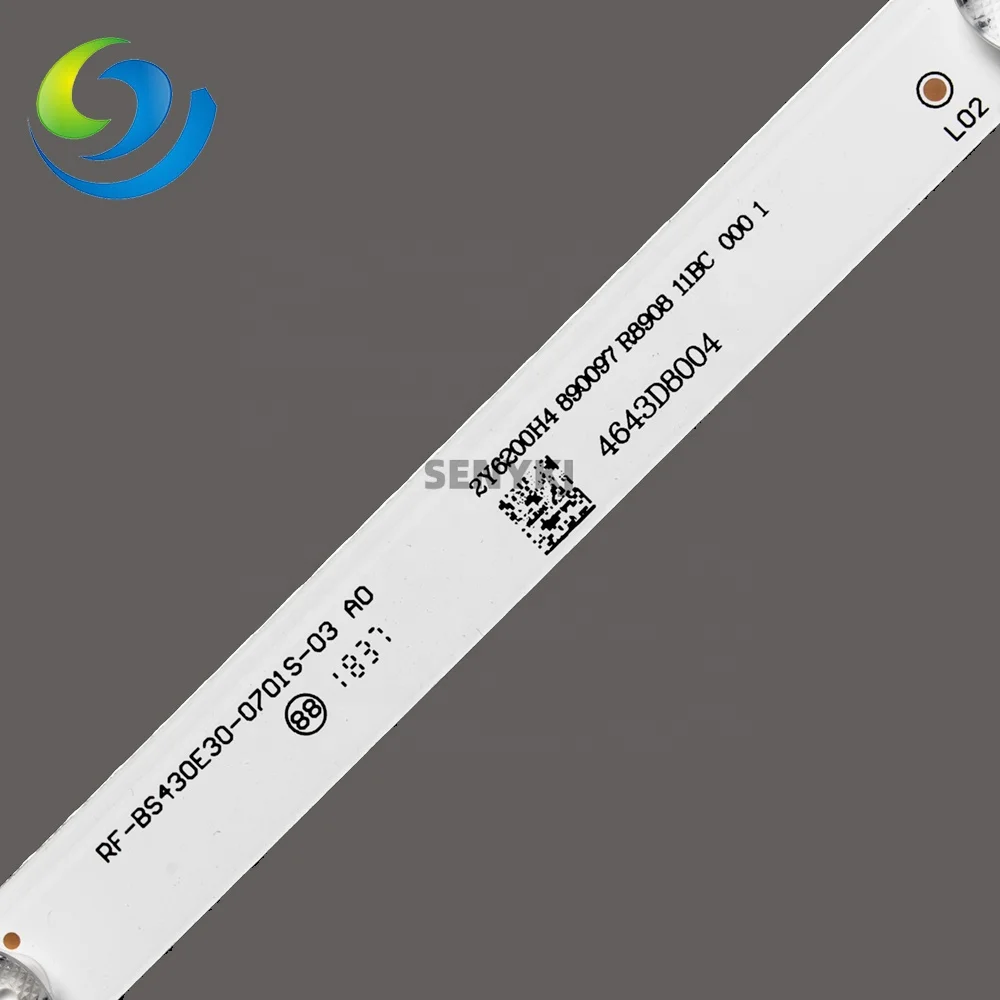 Новинка 6 В 3 шт. 7-светодиодная подсветка для 43-дюймового HYUNDAI H-LED43ES5004 REB-LE43DS5500 RF-BS430E30-0701S-03 A0 комплект ремонта светодиодного
